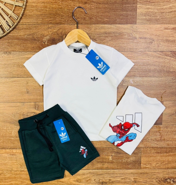 Conjunto Algodão Adidas Homem Aranha - Imagem 2