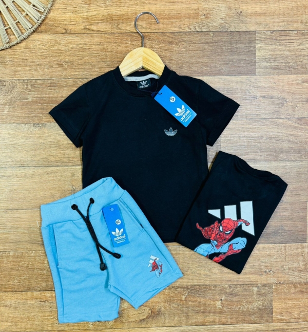 Conjunto Algodão Adidas Homem Aranha - Imagem 5