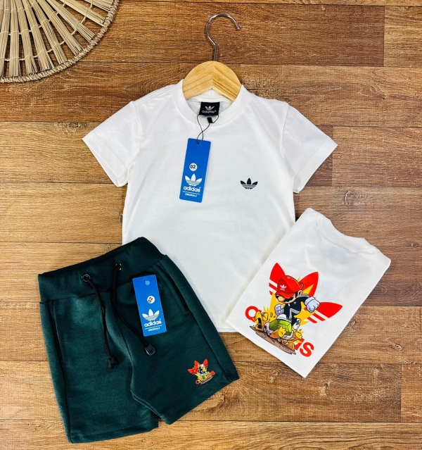 Conjunto Algodão Adidas Super Mario - Imagem 4