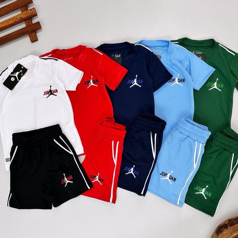 Conjunto Dry Fit Jordan - Vermelho, 16