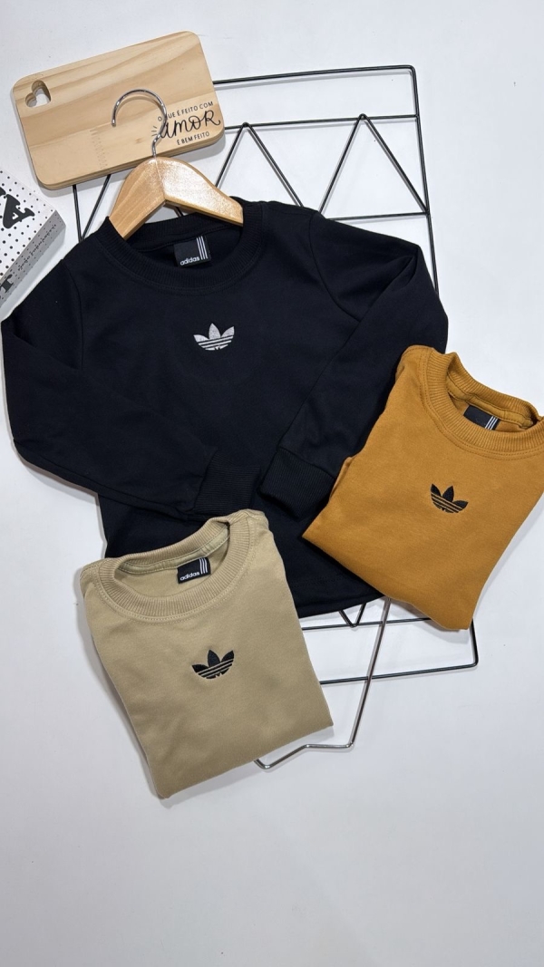 Camisetas Suedine Manga Longa Adidas Bas