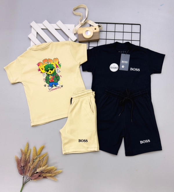 Conjunto Suedine Oversized BOSS Urso
