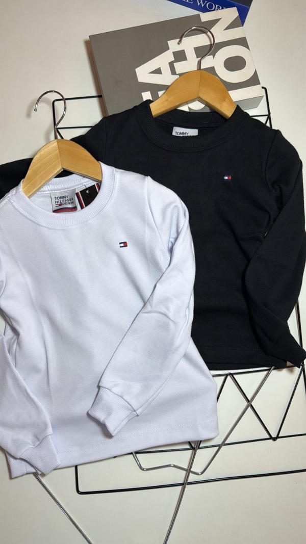 Camisetas Suedine Manga Longa Tommy Bas - Imagem 2