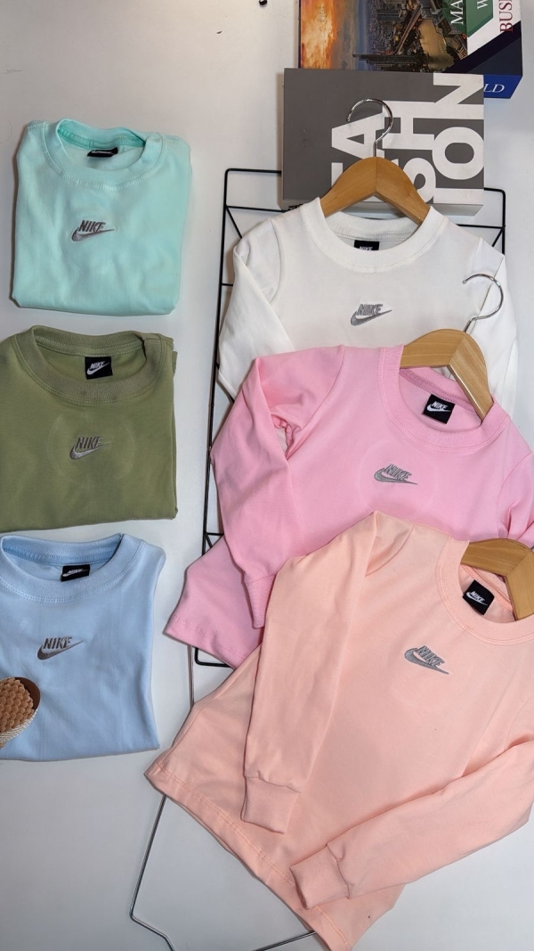 Camisetas Suedine Manga Longa Tommy Bas - Imagem 3